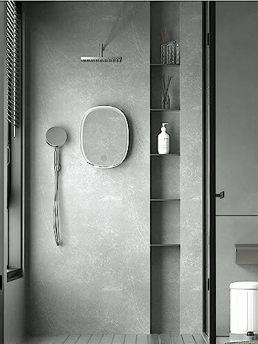 Fogless Wipe-Free LED Shower Mirror for Shaving