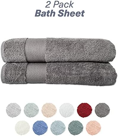 Elegant 2-Pack Luxury Cotton Bath Towels