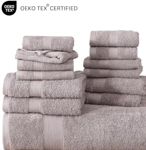 Luxury Cotton Towels Set for the Bathroom