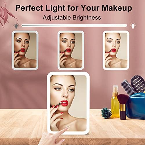 Rechargeable Travel Makeup Mirror with 72 LED Lights