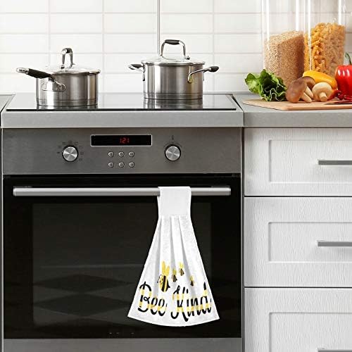 Bee Kind Kitchen Hanging Hand Towels 2 Pcs Set