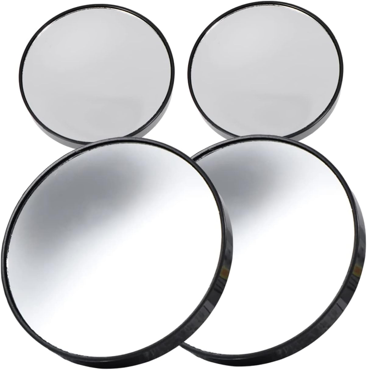 4-Piece Suction Cup Magnifying Mirror Set Portable