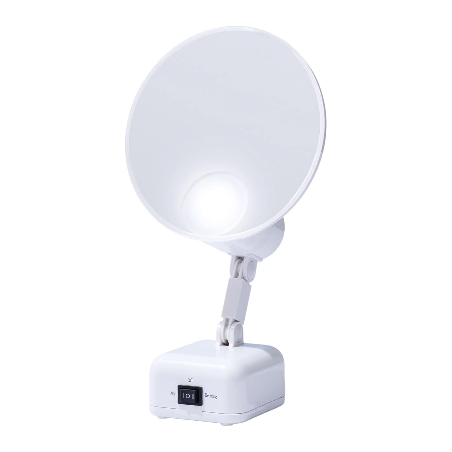 Floxite 15X Supervision Magnifying Mirror Light Dove White