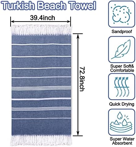 Oversized Beach Towels Quick-Dry Sand-Free