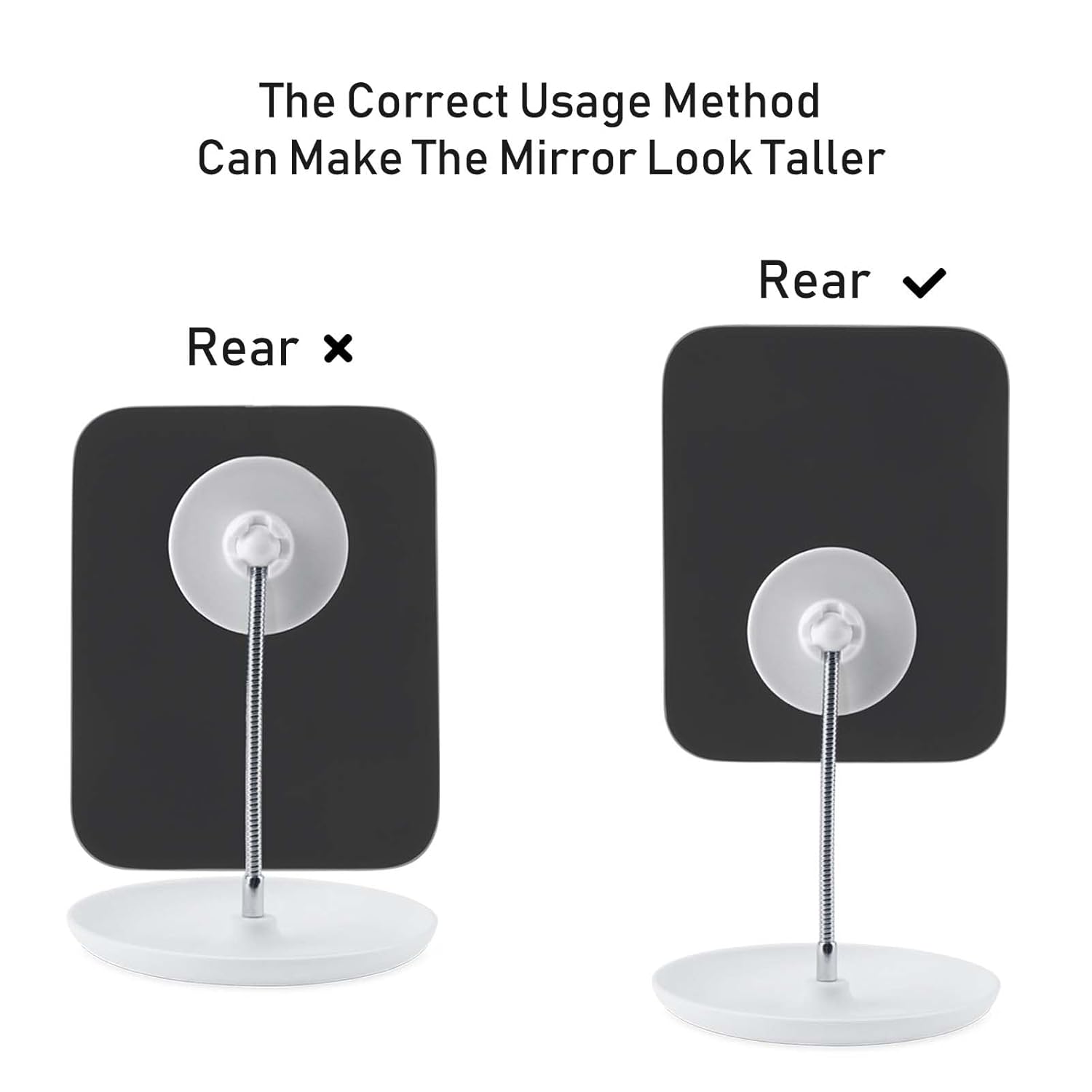 Adjustable Gooseneck Makeup Mirror