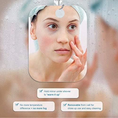 Frameless Shower Mirror - Ultra-durable fog-free and easy to clean