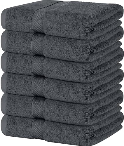 Utopia Bath Towels Set - 6 x 24x48 Soft Absorbent