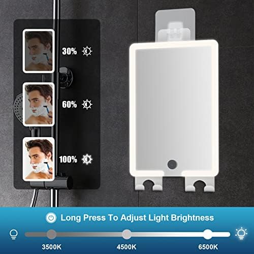 Heated Mirror Over-The-Shower for Shaving