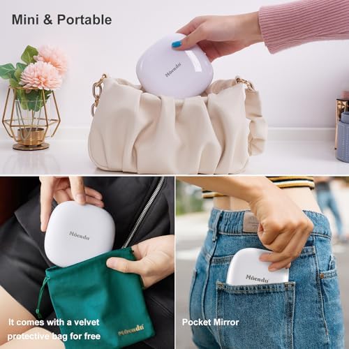 Compact LED Magnifying Mirror - Make-up Travel Tool