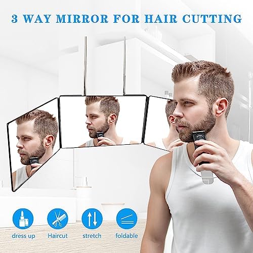JANMPASK 3 Way Mirror with Adjustable Height