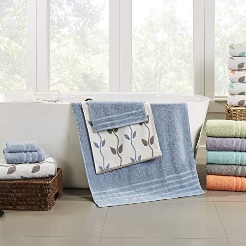 Amrapur Overseas 6-Piece Ultra-Soft Cotton Towel Set for Home Blue