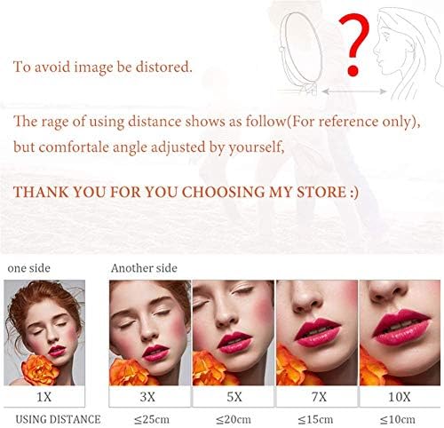 2-in-1 Aluminum Makeup Mirror