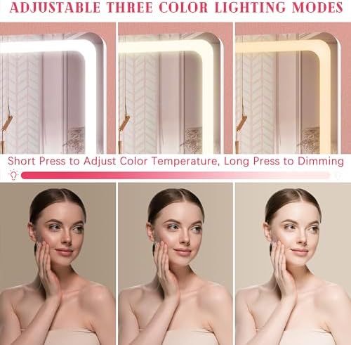 Stylish Vanity Mirror with Lights for Makeup Skincare