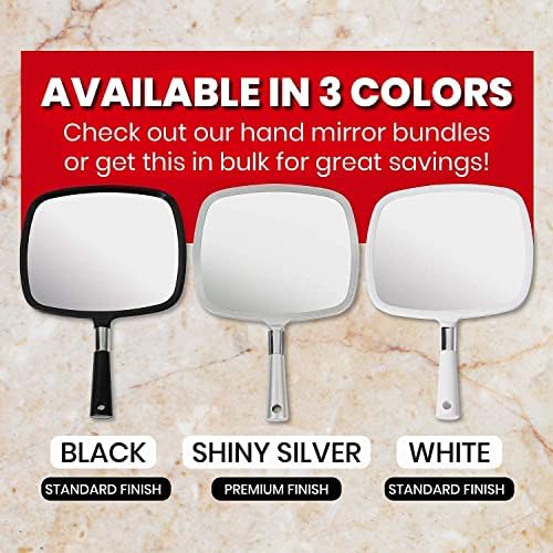 MirrorVana Luxury Hand Mirror with Comfort Handle