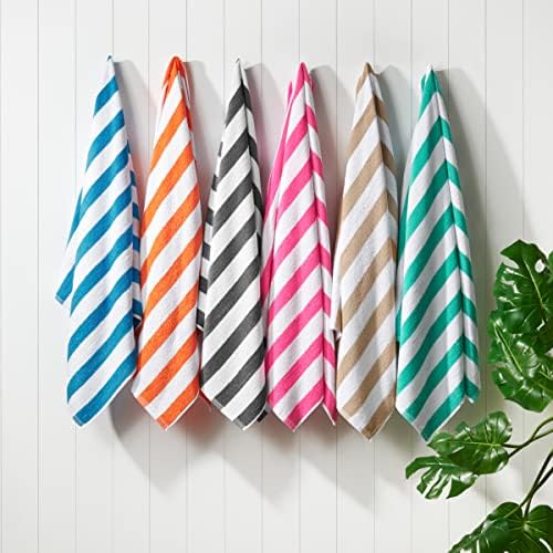 Cali Cabana Stripe Beach Towels Set of 4