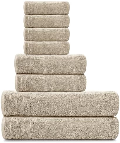 Lightweight 100 Cotton Towels Bath Set Perfect for Bathroom Use