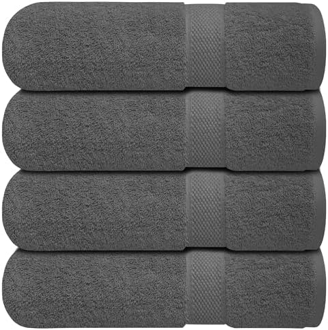 Luxury 100 Ring-Spun Cotton Bath Towels Set of 4