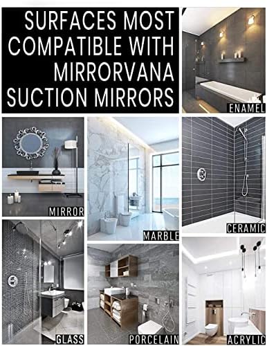 Fogless Shower Mirror with Suction Cup