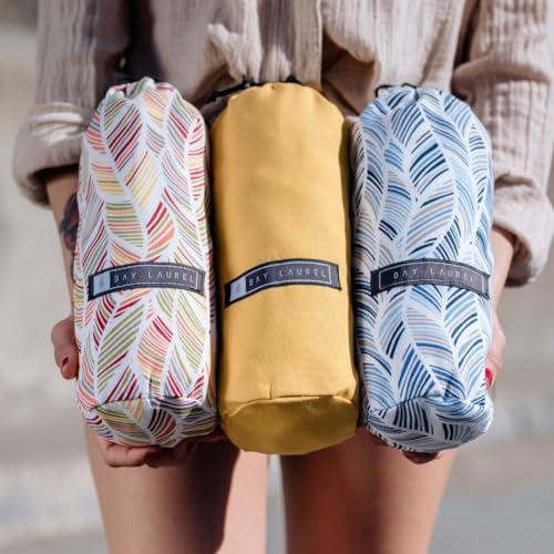 Bay Laurel Beach Towel Quick Dry Sand-Free Lightweight Travel-Friendly
