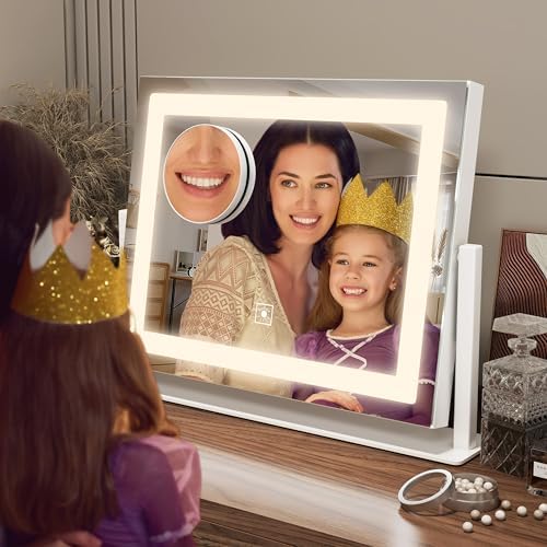 Rounded Vanity Mirror with LED Lights