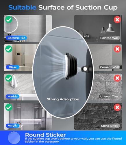 Gospire Heated Safety-Friendly Shower Mirror
