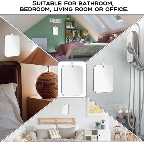 Anti-Fog Shatterproof Portable Mirror
