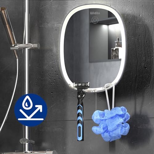 Fogless LED Shower Mirror with Adjustment