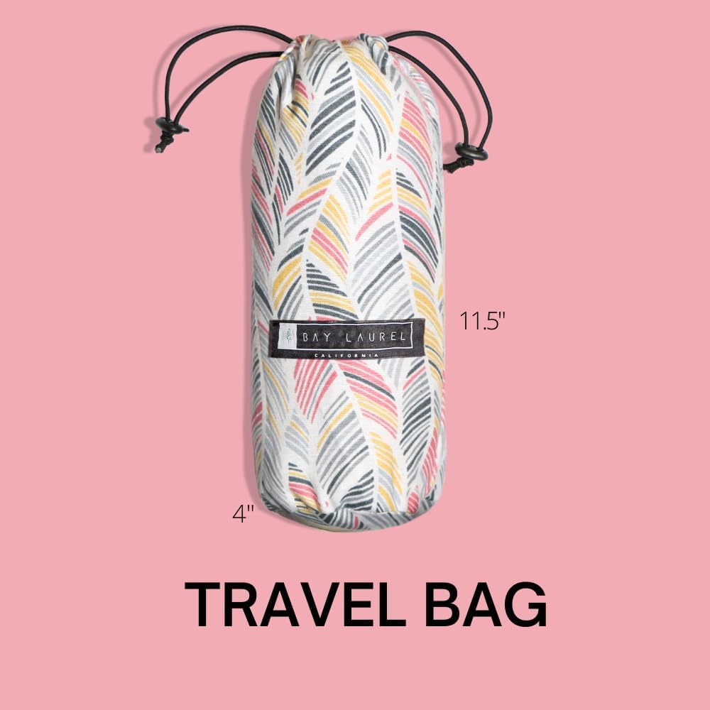 Bay Laurel Beach Towel Quick Dry Sand-Free Lightweight Travel-Friendly