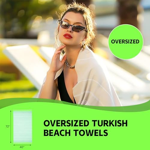 HXLuland Pack of 2 Oversized Beach Towels