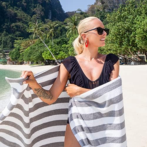 24-Piece Over-sized Soft Quick-Dry Terry Beach Towels Set
