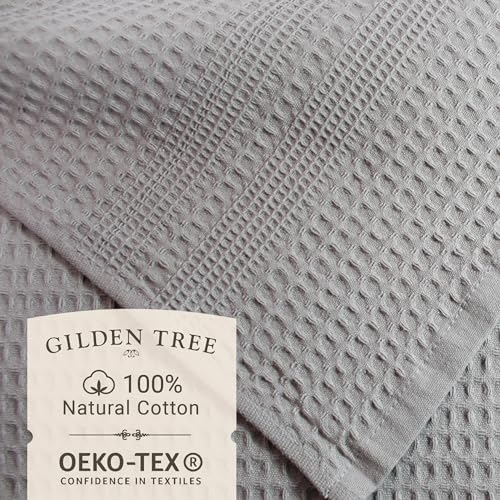GILDEN TREE Waffle Towels 2 Pack Bath Sheets 40x80 1
