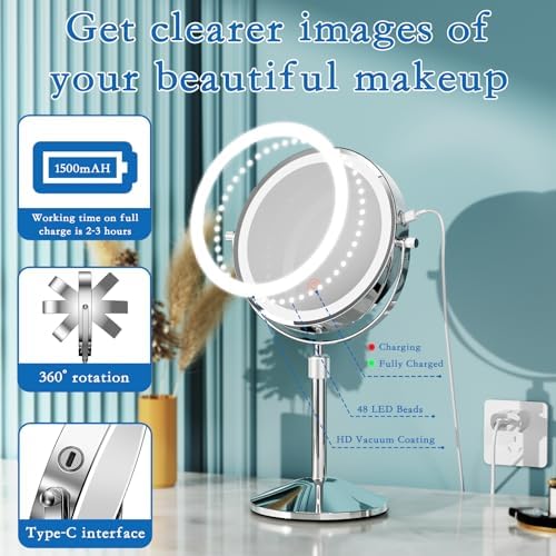 Niuphia Vanity Mirror with Lights