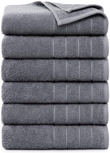 Luxurious Evolution 6-Pack Medium Cotton Towels