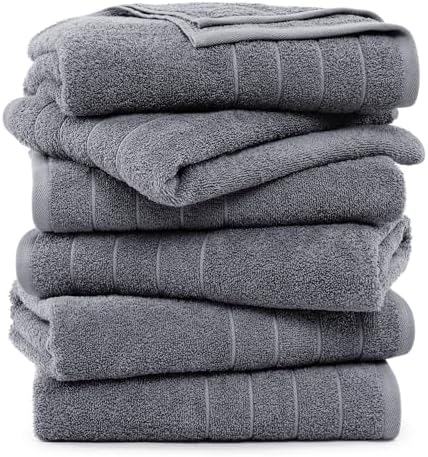 Luxurious Evolution 6-Pack Medium Cotton Towels
