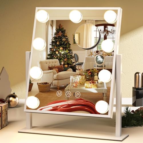 ZL ZELing Light-Up Vanity Mirror with Adjustable Magnification and Smart Touch
