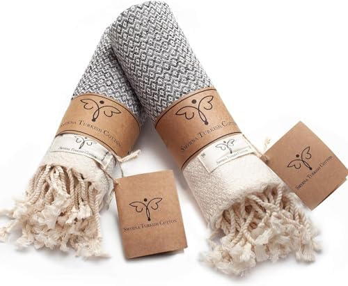 Smyrna Turkish Cotton Hand Towels 16x40