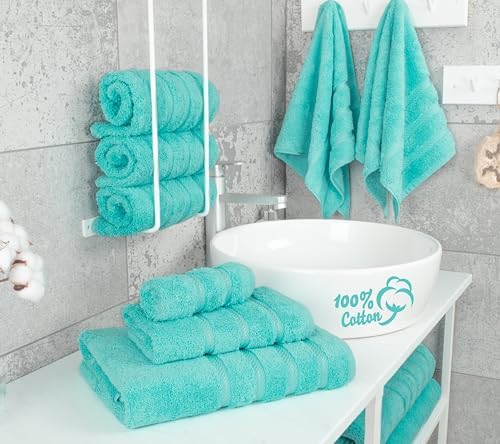 American Soft Linen Luxury 6-Piece Cotton Towel Set for Bath Beyond