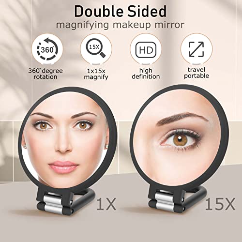 Magnifying Handheld Mirror for Makeup
