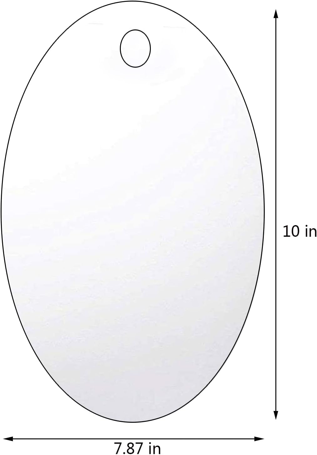 Fog-Free 10 x 787 Anti-Fog Shower Mirror