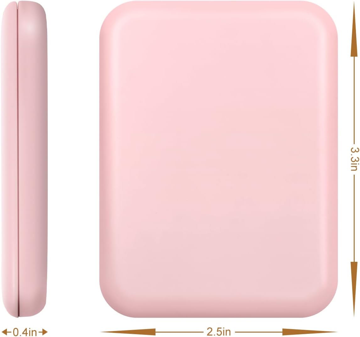 Compact Mirror with LED Light