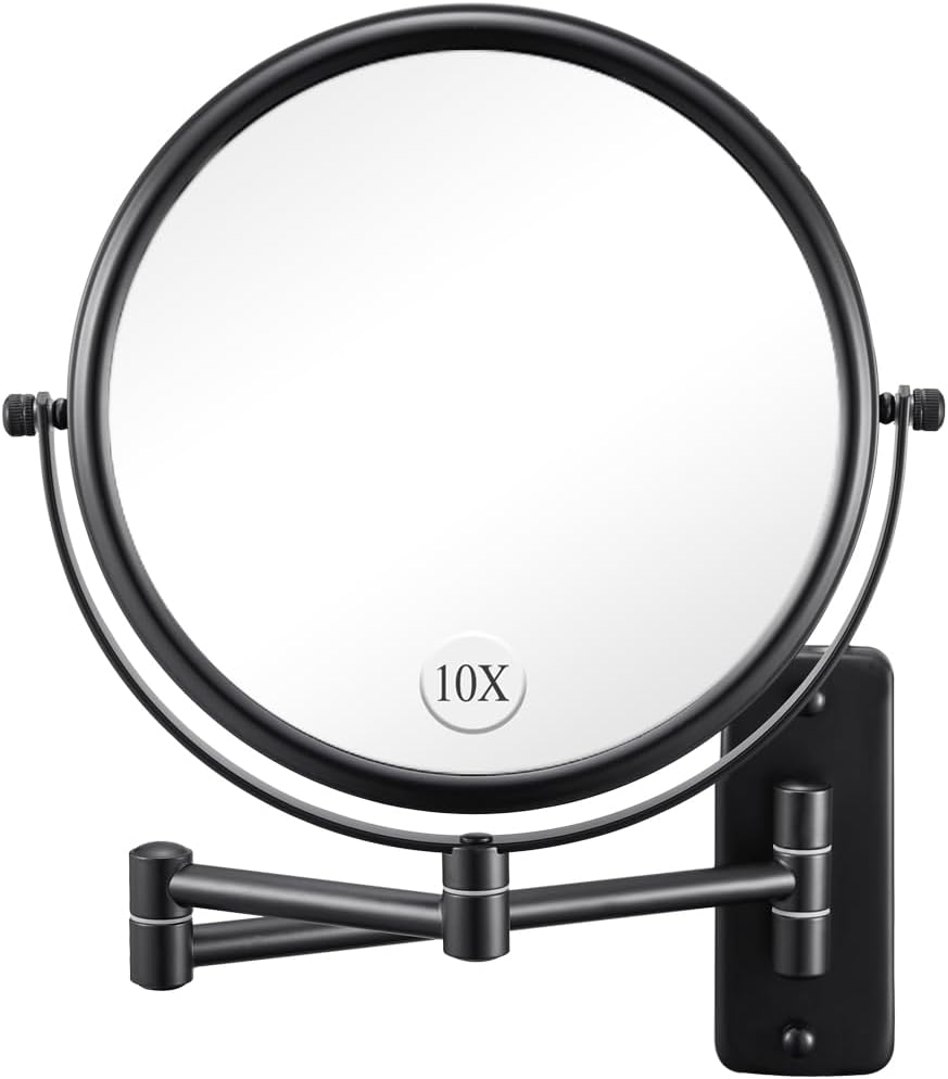 Premium 360 Swivel Makeup Mirror - Double Sided Magnifying Mirror
