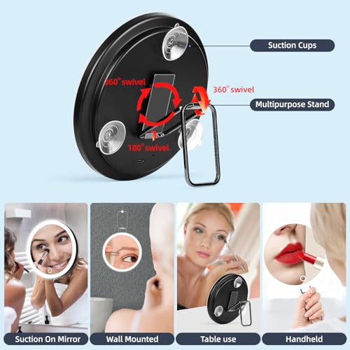 30X Magnifier with Light Suction Cup