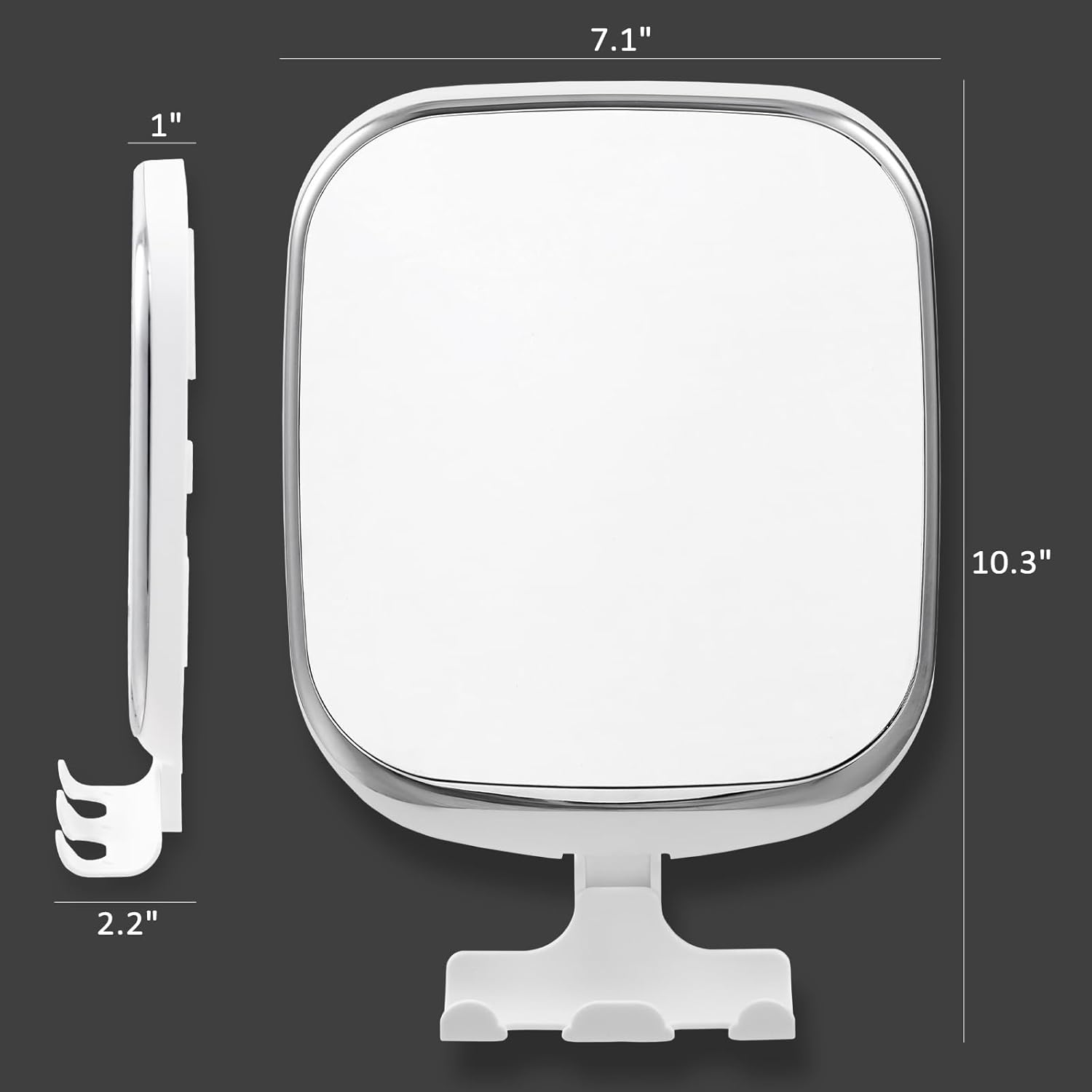 Ergonomic Fog-Free Showers