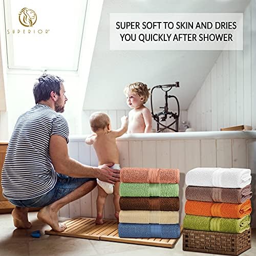 Luxury 100 Combed Cotton Bath Set