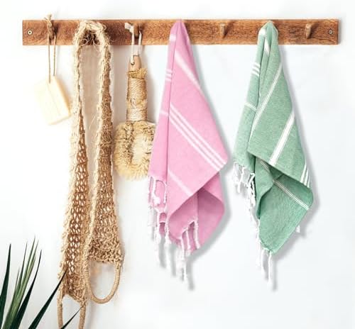 Exquisite 16x40 Turkish Hand Towels Quick Dry Absorbent for Home Bathroom