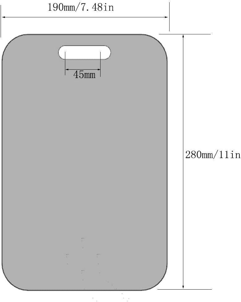 Fogless Shower Mirror with Chrome Hook