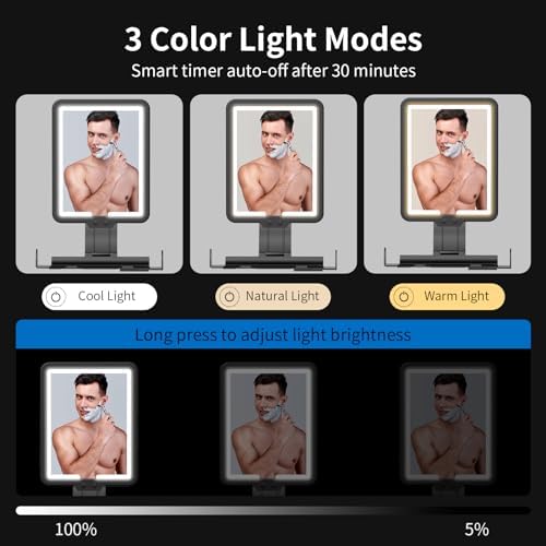 Brilliant Heat-Oven-Proof Shaving Mirror
