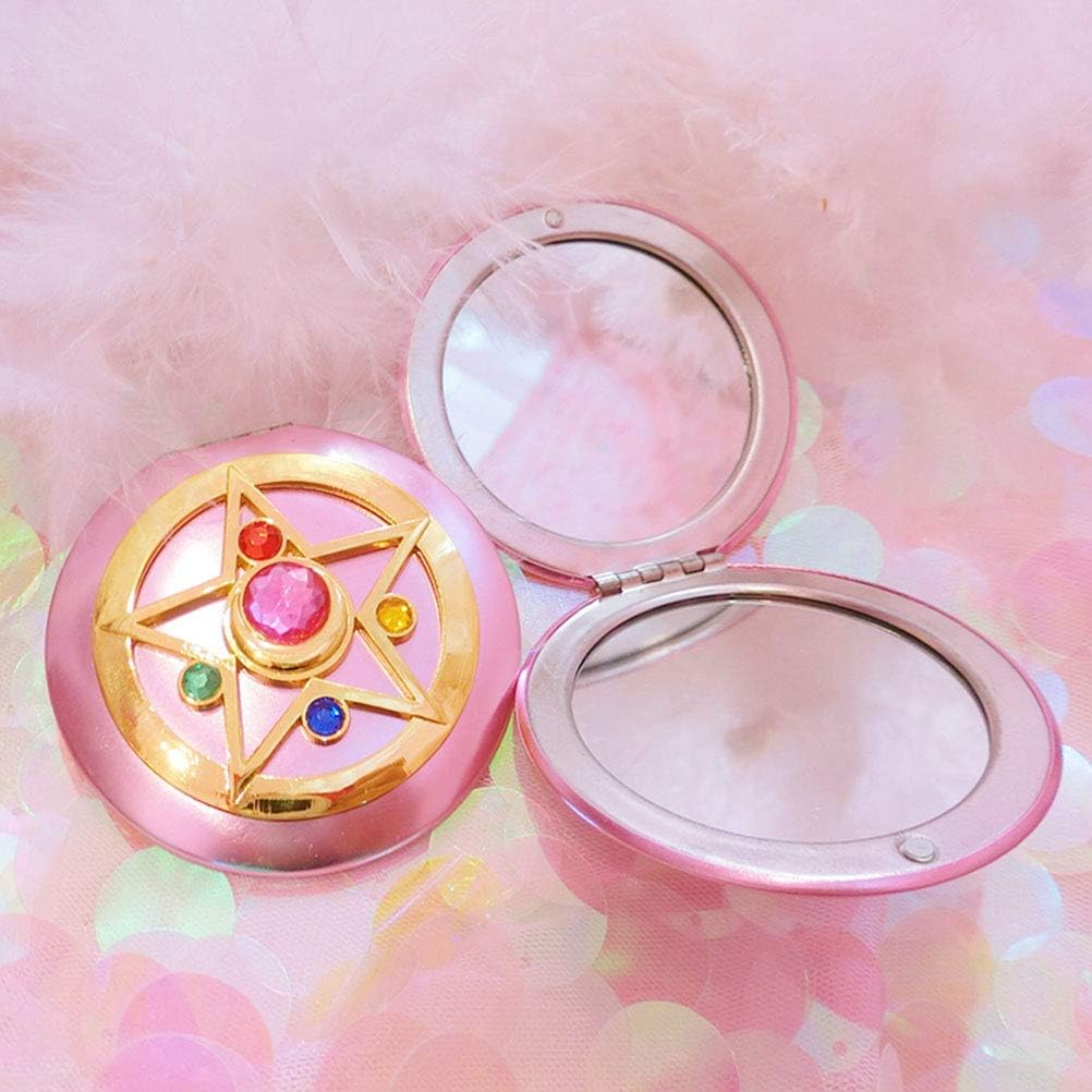 Compact Makeup Mirror Portable Double Sided Travel