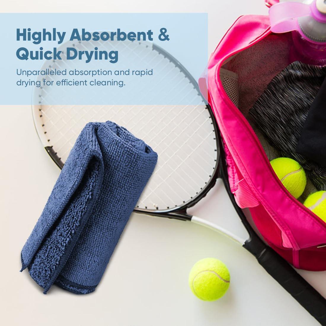 Premium Microfiber Washcloths Soft Absorbent forEveryday Use