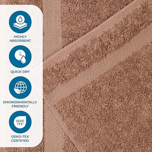 Superior 2-Piece Cotton Bath Towels
